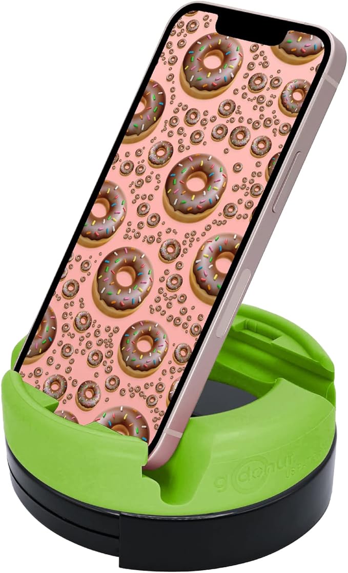 GoDonut – Phone Stand 360 Swivel – Cell Phone Holder + iPad Stand Desk Organizer