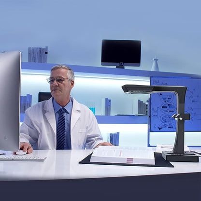 CZUR ET24 Pro Professional Book Scanner, 24MP Document Camera, 3rd Gen