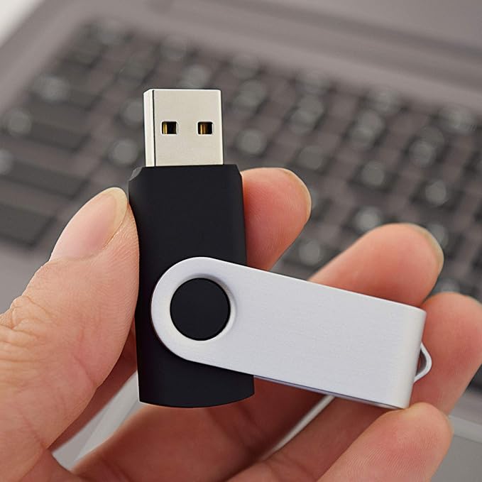KOOTION 50pcs 4 GB USB Flash Drive 4GB Flash Drives 50 Pack Thumb DriveSwivel