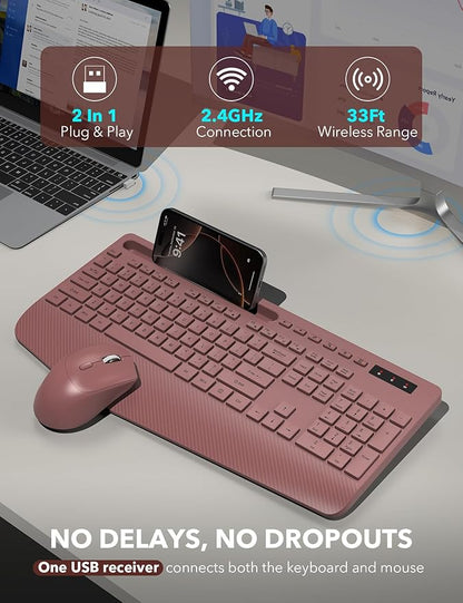 Wireless Keyboard and Mouse Combo