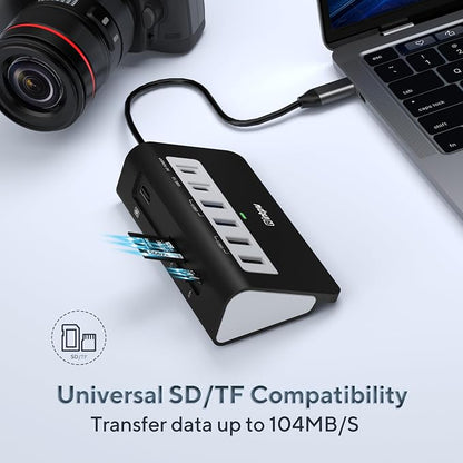 USB C Hub, INTPW 9-in-1 USB Multiport Adapter