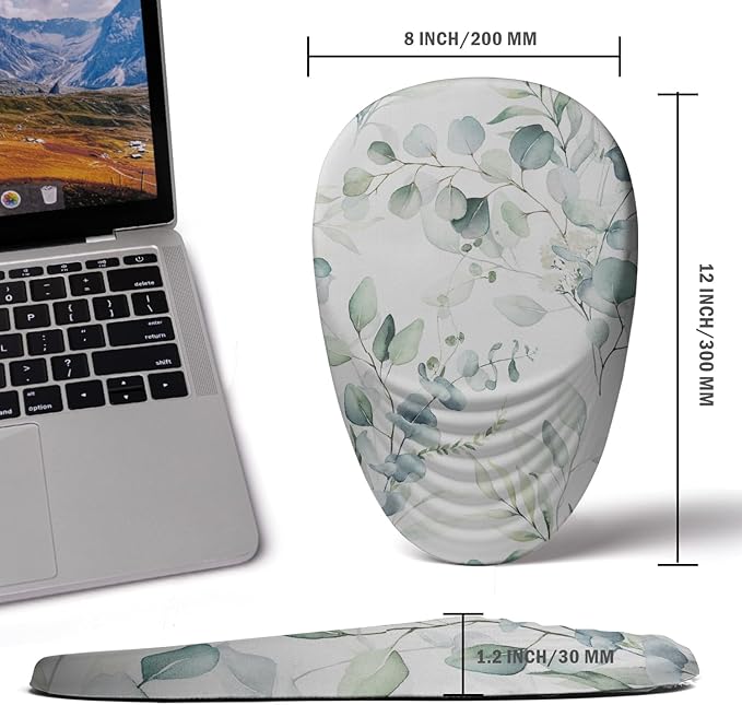 Ergonomic Mouse Pad with Wrist Rest Support, Mousepad Relief Carpal Tunnel Pain