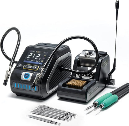 FNIRSI DWS-200 200W Precision Digital Soldering Station Kit,