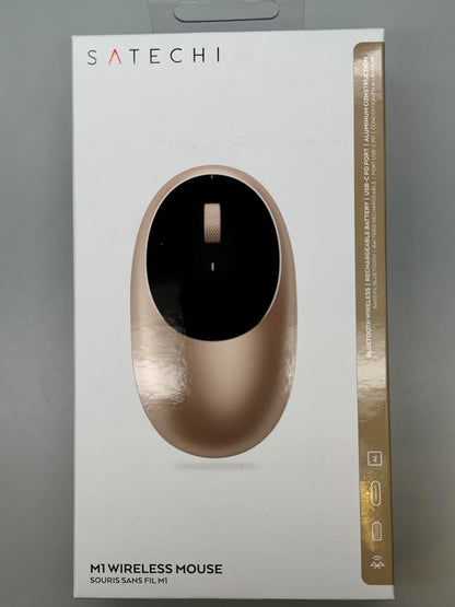 Satechi M1 Wireless Bluetooth Mouse, USB-C Rechargeable, Compact & Portable