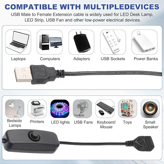 MECCANIXITY USB Extension Cable