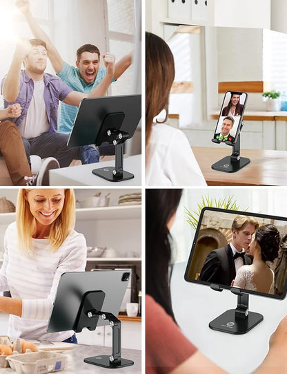 OCYCLONE Phone Stand, Adjustable Height and Angle Foldable Cell Phone Stand