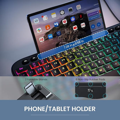 Ergonomic Backlit Keyboard