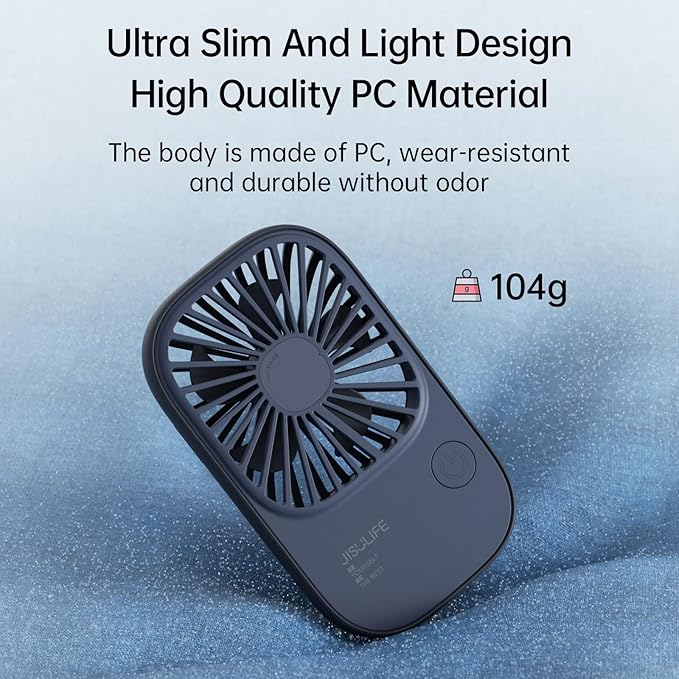 JISULIFE Handheld Mini Lash Fan