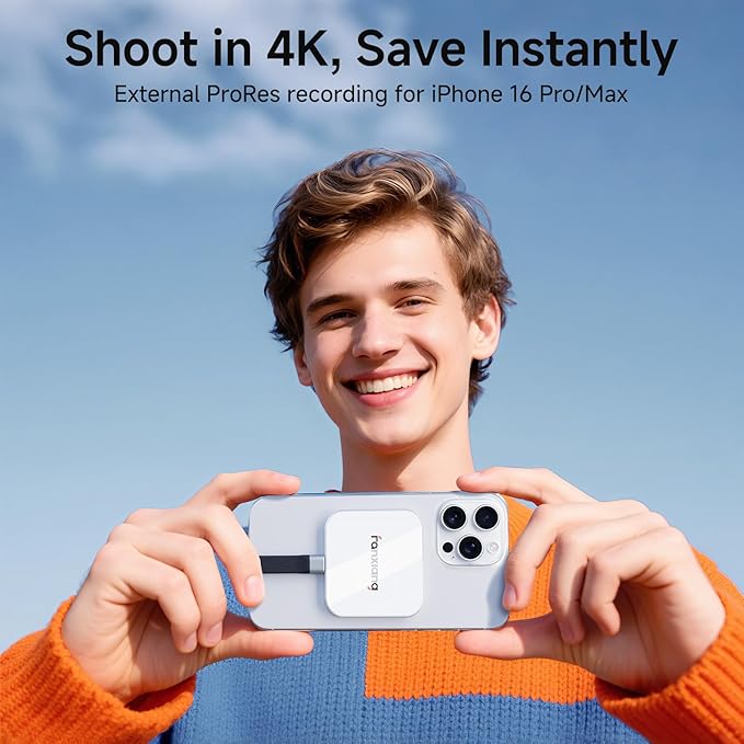 500GB Magnetic External SSD, 2000MB/s Type-C USB 3.2 Gen 2x2 Portable SSD