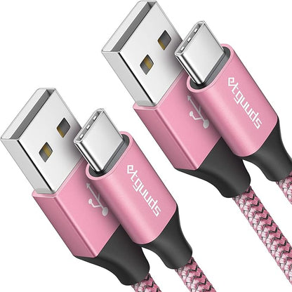 etguuds 6.6ft USB A to USB C Cable 3A Fast Charging,
