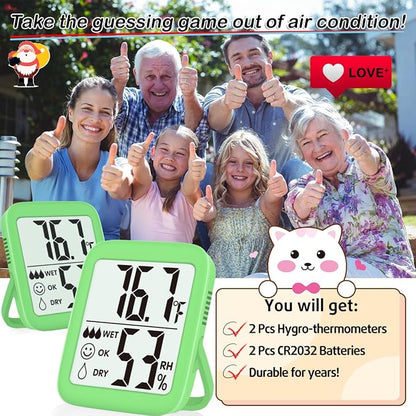 Antonki 2 Pack Room Thermometer
