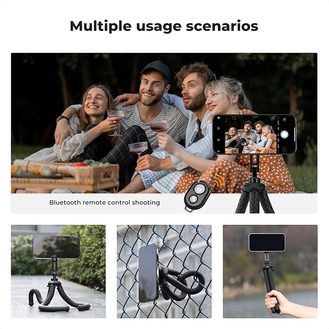 K&F Concept Flexible Tripod, Magnetic Flexible Phone Stand