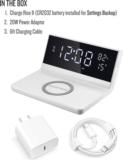 Soundfreaq Charge Rise II, SFQ-20: Digital Alarm Clock,