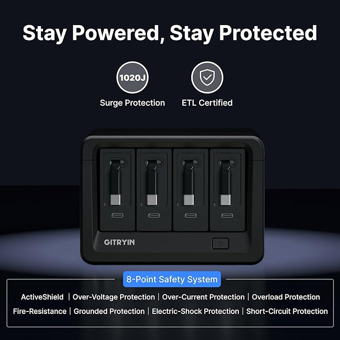 Gitryin 12-in-1 Desktop Charging Station