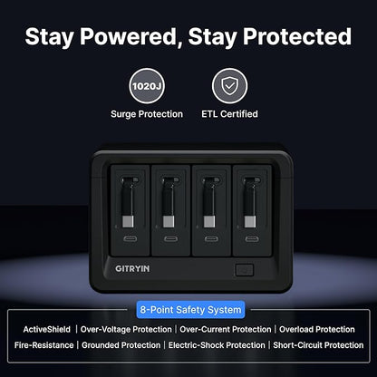 Gitryin 12-in-1 Desktop Charging Station