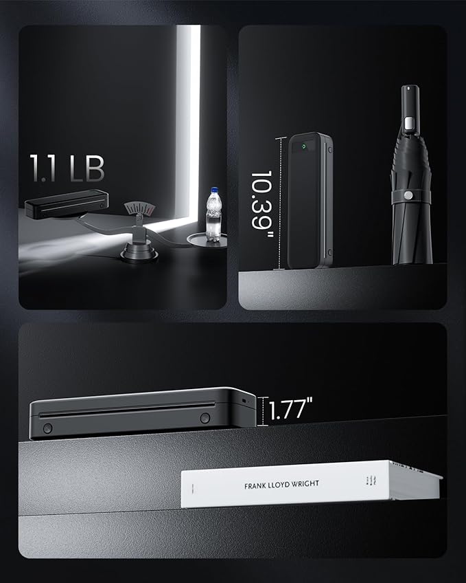 Portable Printers Wireless for Travel, Inkless Thermal Printer, Small Bluetooth