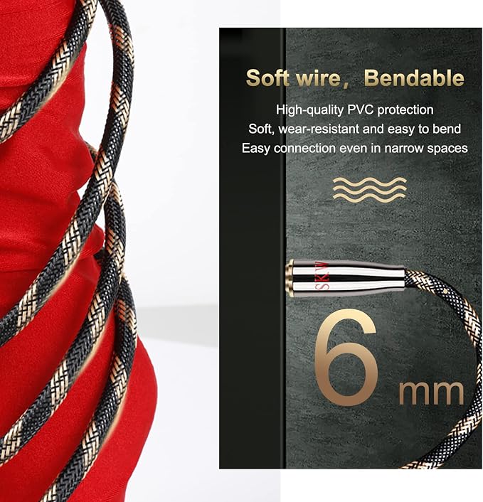 SKW Optical Digital Audio Toslink Cable Home Theater Fiber Optic Male to Male