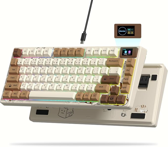 Womier SK80 Retro 75% Keyboard