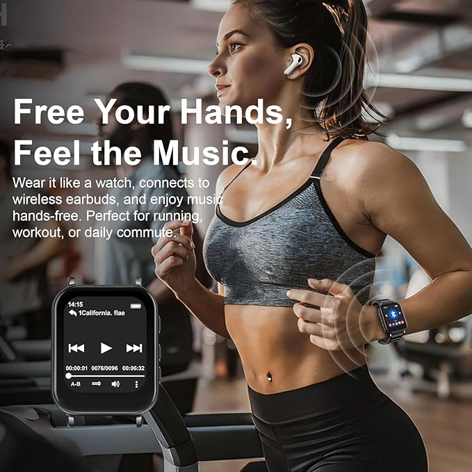 MP3 Player with Bluetooth 5.0, 32GB Touchscreen Music Player with Detachable