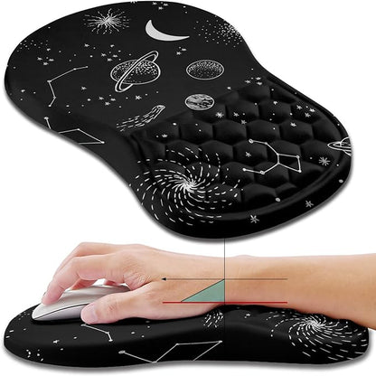Hokafenle Ergonomic Mouse Pad Wrist Support, Wrist Rest Mousepad