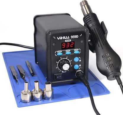 YIHUA 959D-Digital Hot Air Rework Station, High Power
