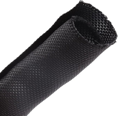 Braided Wire Loom Mesh Woven Self-Wrapping Split Sleeving