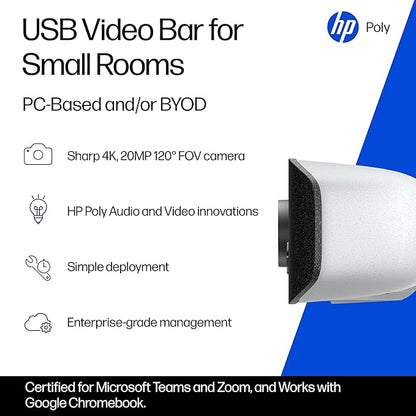 Poly Studio V12 – USB Video Bar