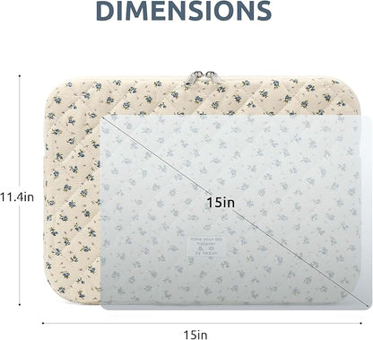 Puffy Laptop Sleeve 13-15.6 Inch Cute Quilted Laptop Protective Case Padded