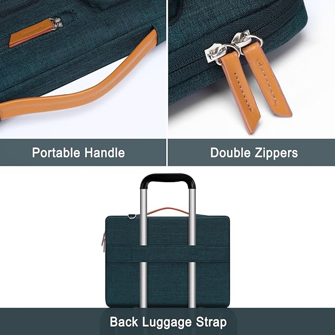 MOSISO 360 Protective Laptop Shoulder Bag, 15 inch Computer Bag Compatible