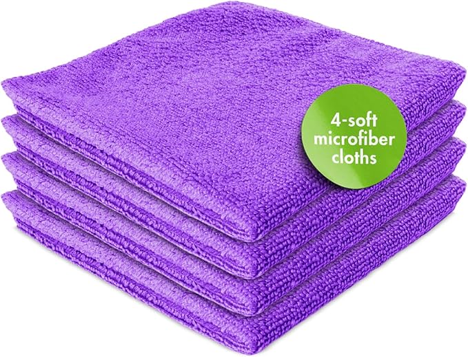 Screen Mom Screen Cleaner Purple Microfiber Cloths