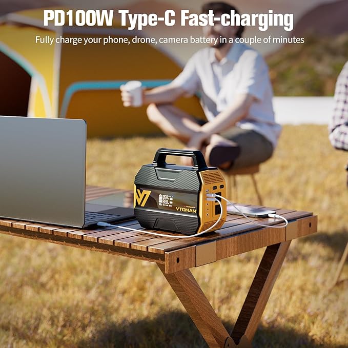 VTOMAN FlashSpeed 300 Portable Power Station 300W, 230Wh Solar Generator