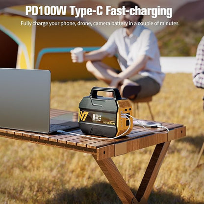 VTOMAN FlashSpeed 300 Portable Power Station 300W, 230Wh Solar Generator