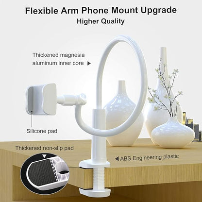Phone Holder Bed Gooseneck Mount