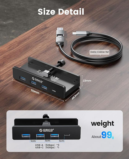 ORICO USB Hub 3.0, Clamp USB Hub