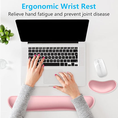 Dapesuom Enlarge Keyboard Wrist Rest, Memory Foam Wrist Cushion