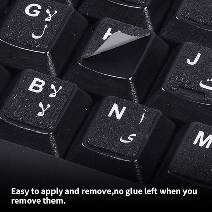 2PCS Arabic-English Keyboard Stickers