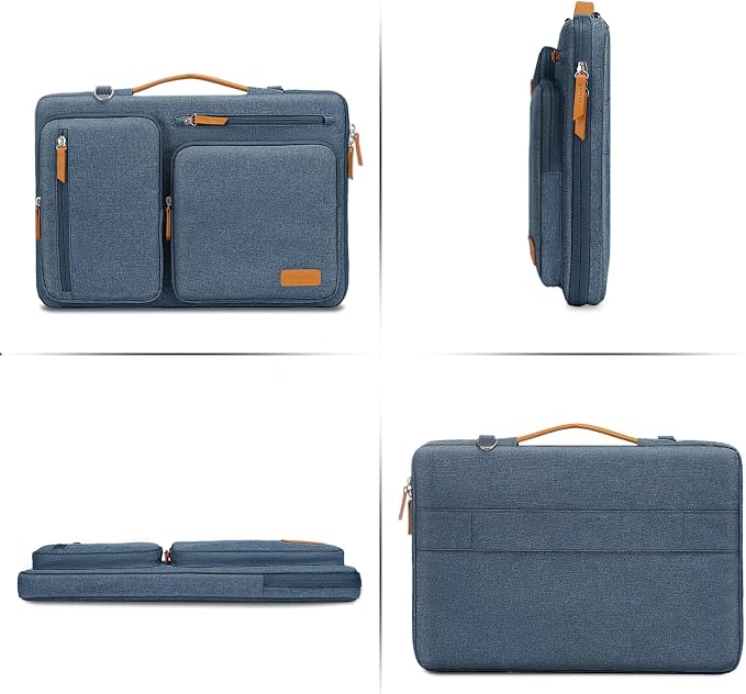 MOSISO 360 Protective Laptop Shoulder Bag, 17-17.3 inch Computer Bag Compatible