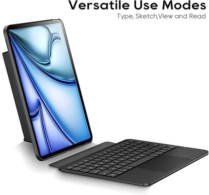 Detachable Keyboard Case for Apple iPad Air 11-inch 2025 & iPad Air 5/4th Gen &
