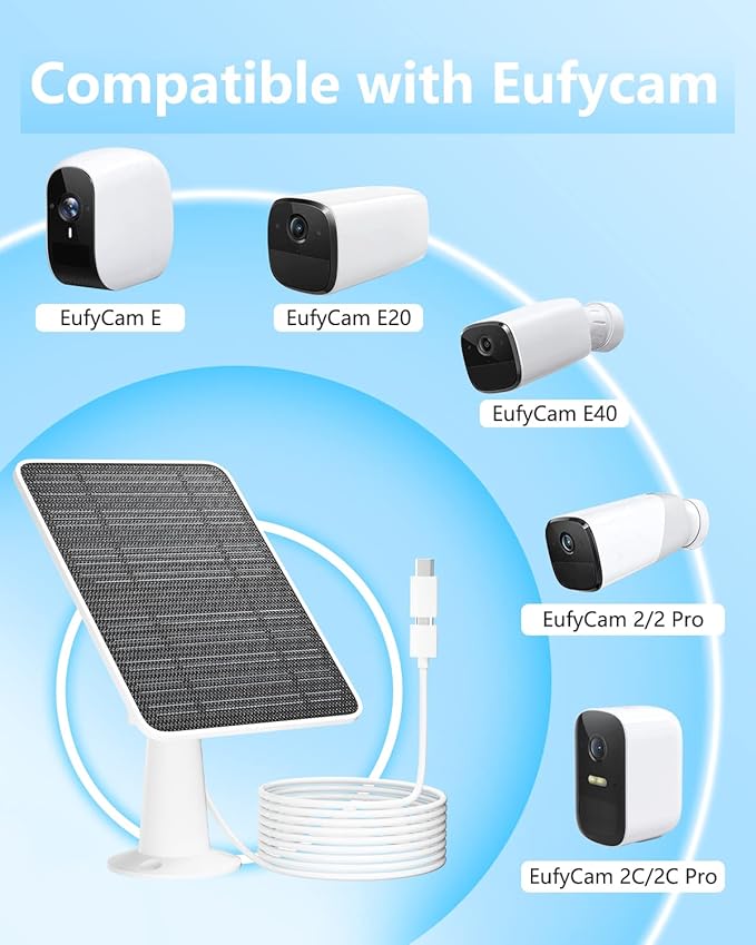 Solar Panel Charger Compatible