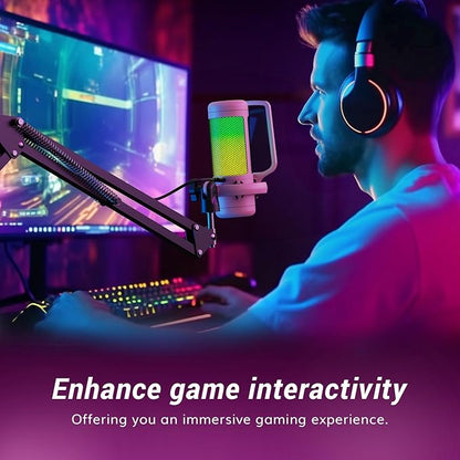 TONOR Gaming Microphone Arm Set, RGB Condenser Mic