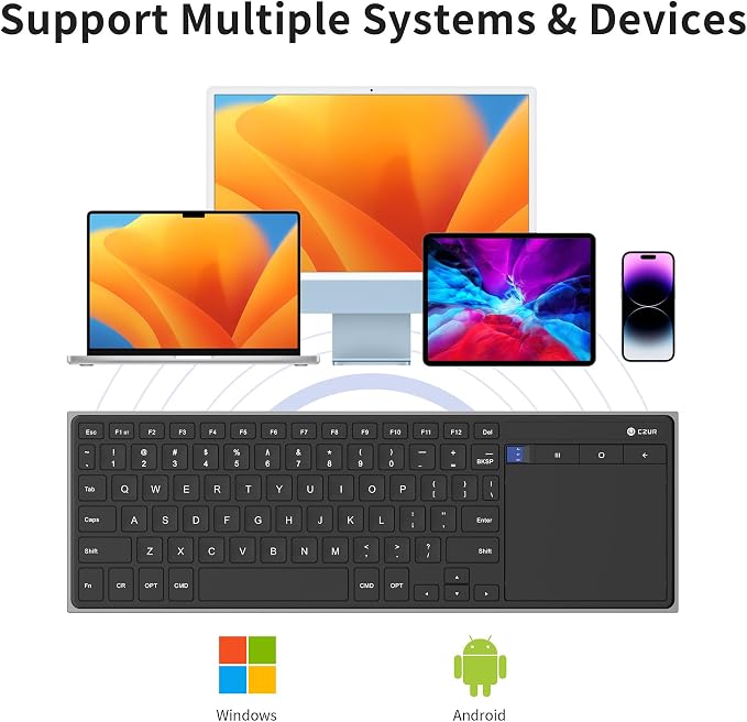 CZUR Rechargeable Bluetooth Keyboard