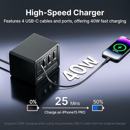 Gitryin 12-in-1 Desktop Charging Station