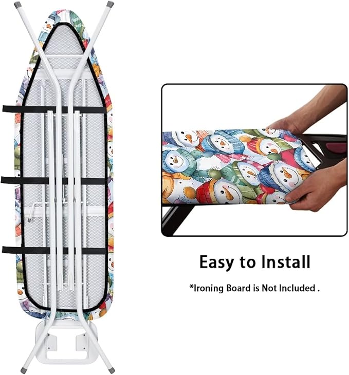 Snowman Puzzle Ironing Board Cover