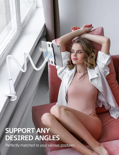 SHAWE Gooseneck Tablet Holder Phone Stand, Flexible Tablet Mount