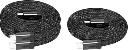 Statik MagStack USB C to USB C Cable, Magnetic Anti Tangle Flat Type C Charger