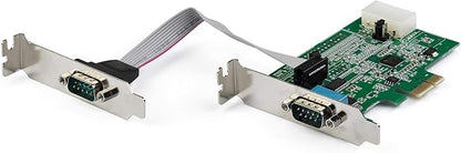 StarTech.com 2-port PCI Express RS232 Serial Adapter Card