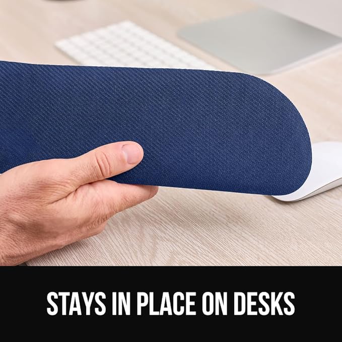 GORILLA GRIP Silky Gel Memory Foam Keyboard Wrist Rest and Mouse Pad