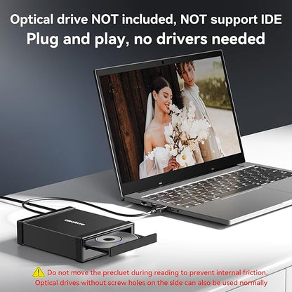 5.25" Blu-Ray/CD/DVD SATA Drive Enclosure