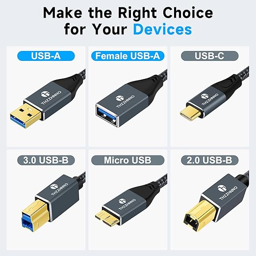 USB 3.0 Extension 1.6FT, USB Male to Female USB 3.0 Extender Cable