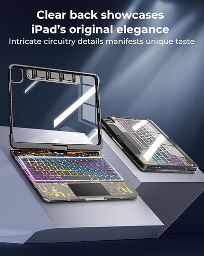 TSQQST Clear Wireless Keyboard Case